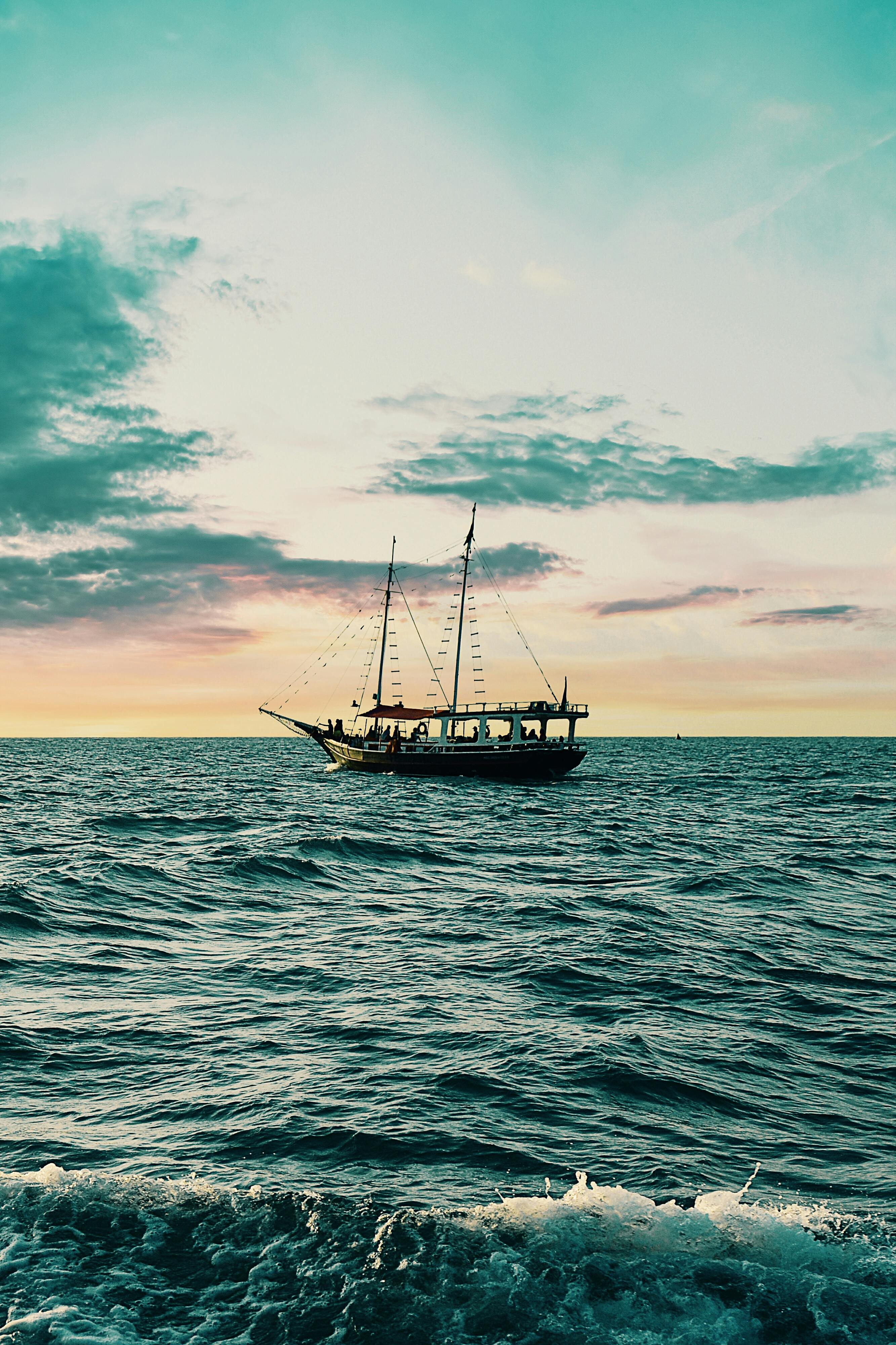 a ketch rigged sailboat